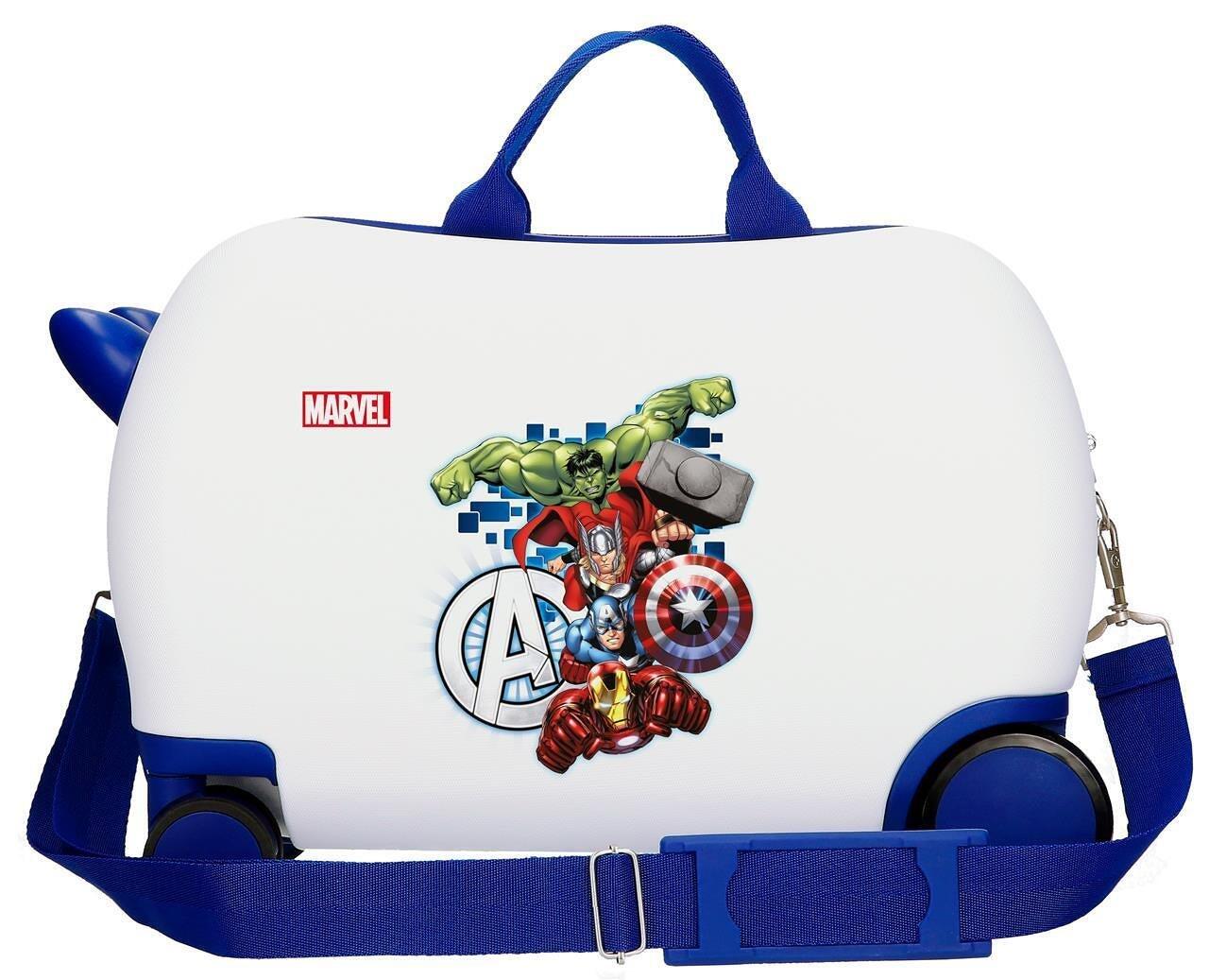 Maleta infantil 2 roues multidirectionnelles Marvel All Avengers 24,6L 2/4