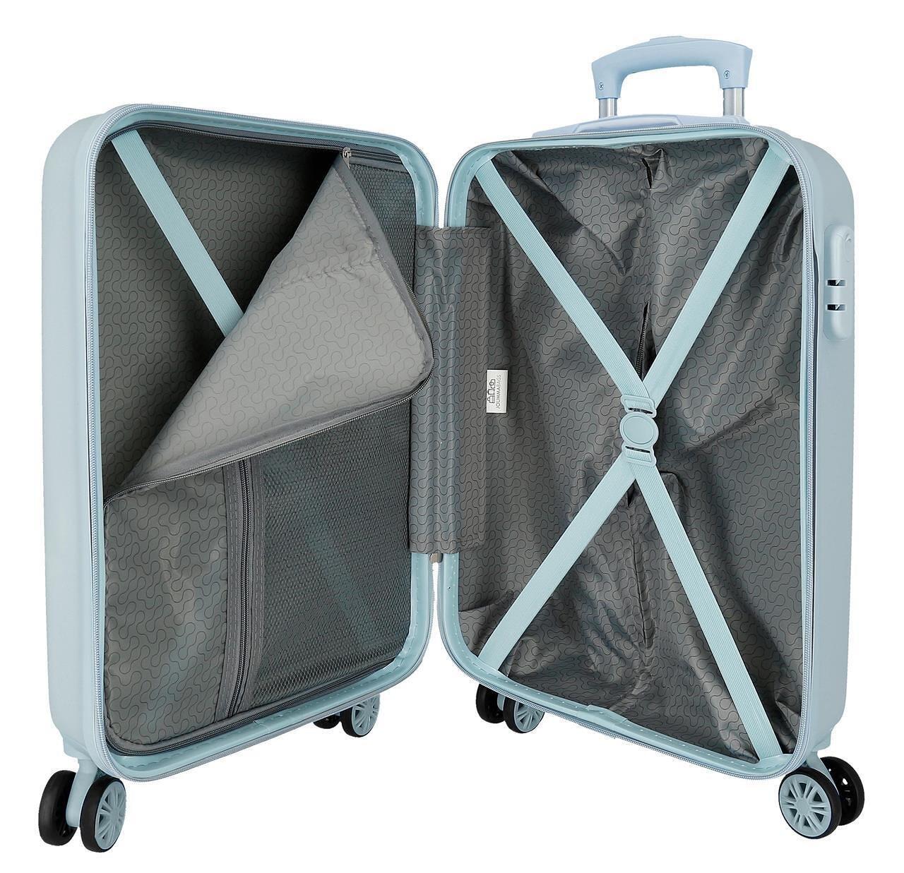 Maleta mediana Disney Have a good day mickey Abs con capacidad de 70L marino 4/5