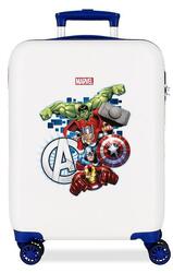Valise cabine Marvel All avengers ABS avec une capacité de 34L Blanc