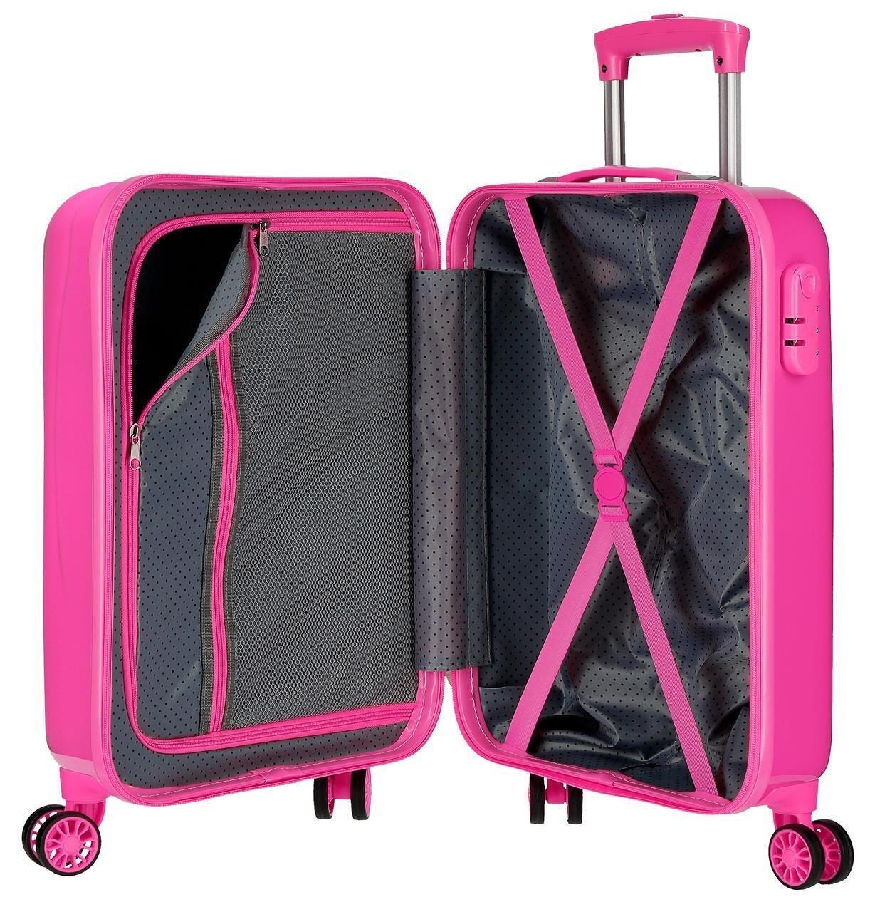 Maleta de cabine ABS rigide fille Disney Minnie Golden Days 34L fuchsia 4/4
