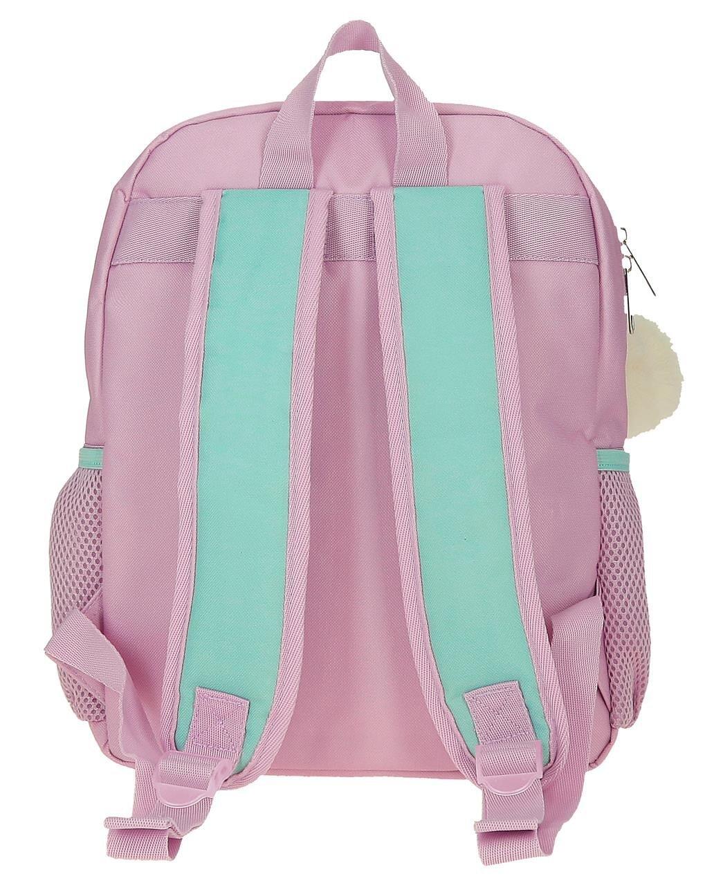 Sac à dos scolaire fille Disney Just Chill 33cm turquoise 2/4