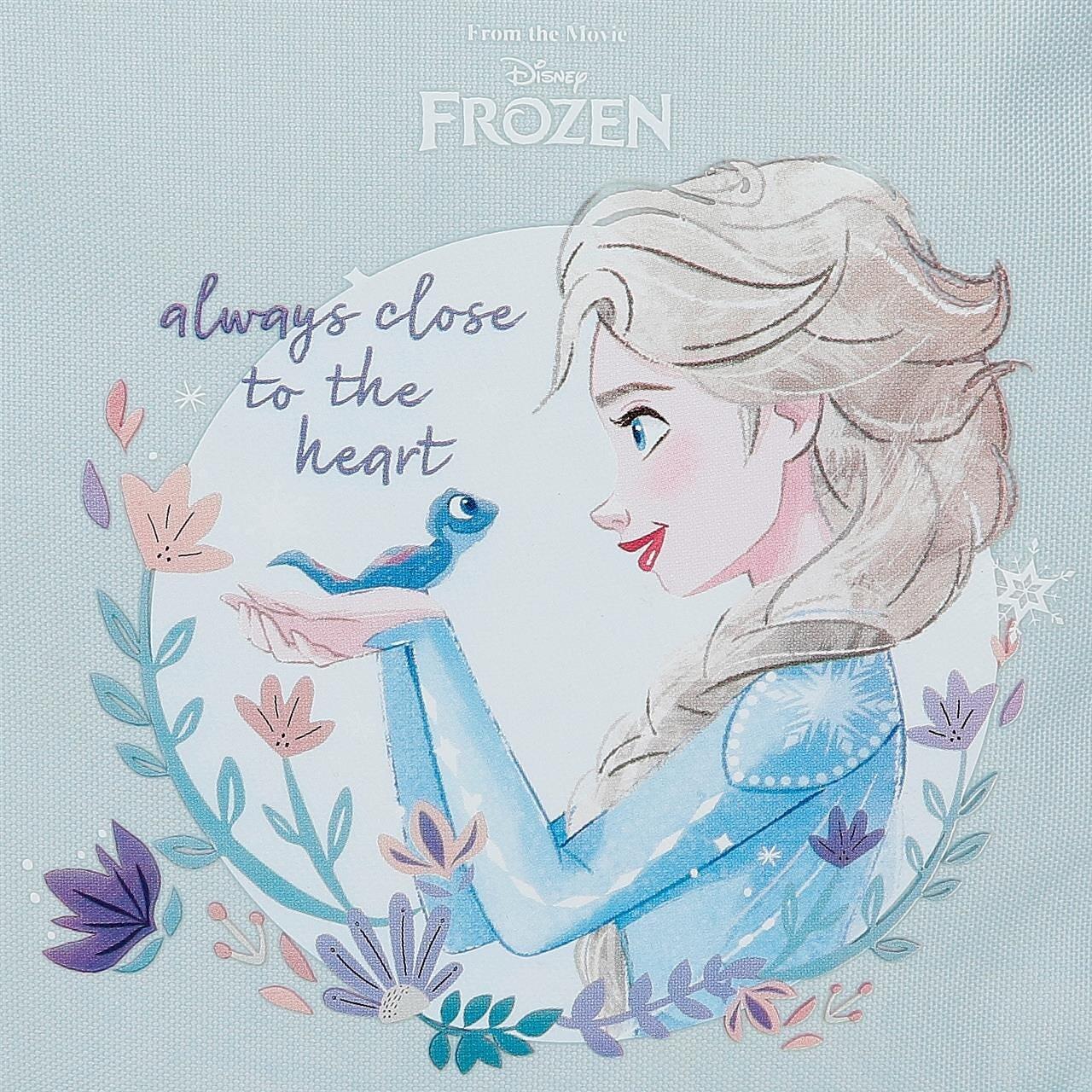 Estuche tres compartimentos niña Disney Close to the heart frozen 10cm lila 4/4