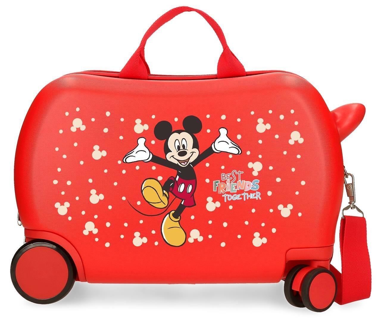 Maleta infantil 2 roues multidirectionnelles Mickey Best Friends Together 24,6L 1/4