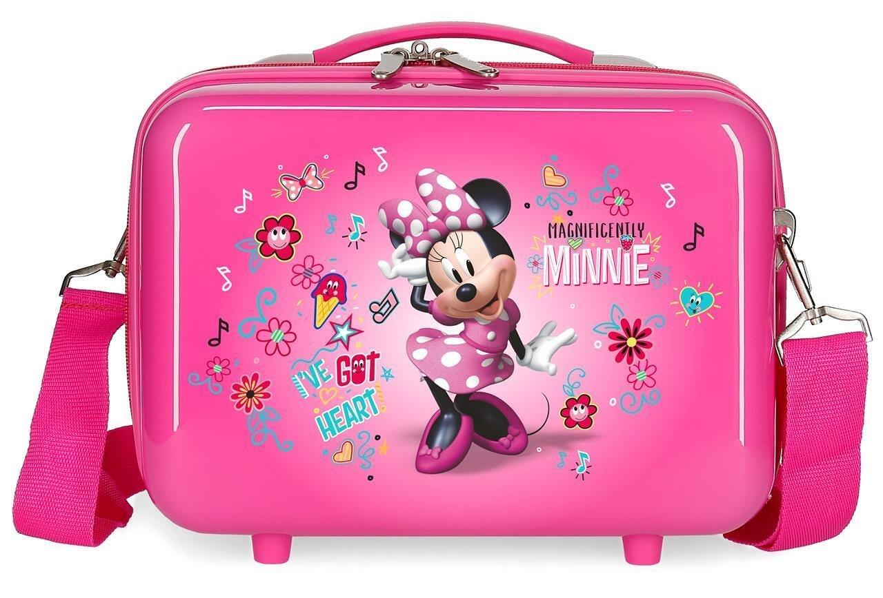 Nécessaire ABS fille Disney Enjoy Minnie 9,14L fuchsia 1/4