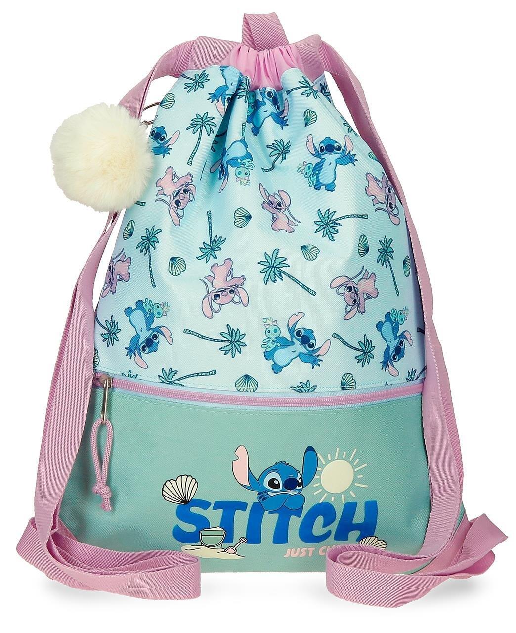 DISNEY Gym Sac niña Disney Just chill 46cm turquesa