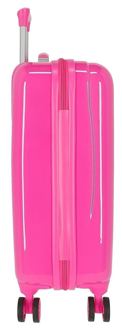 Maleta de cabine ABS rigide fille Disney Minnie Golden Days 34L fuchsia 3/4