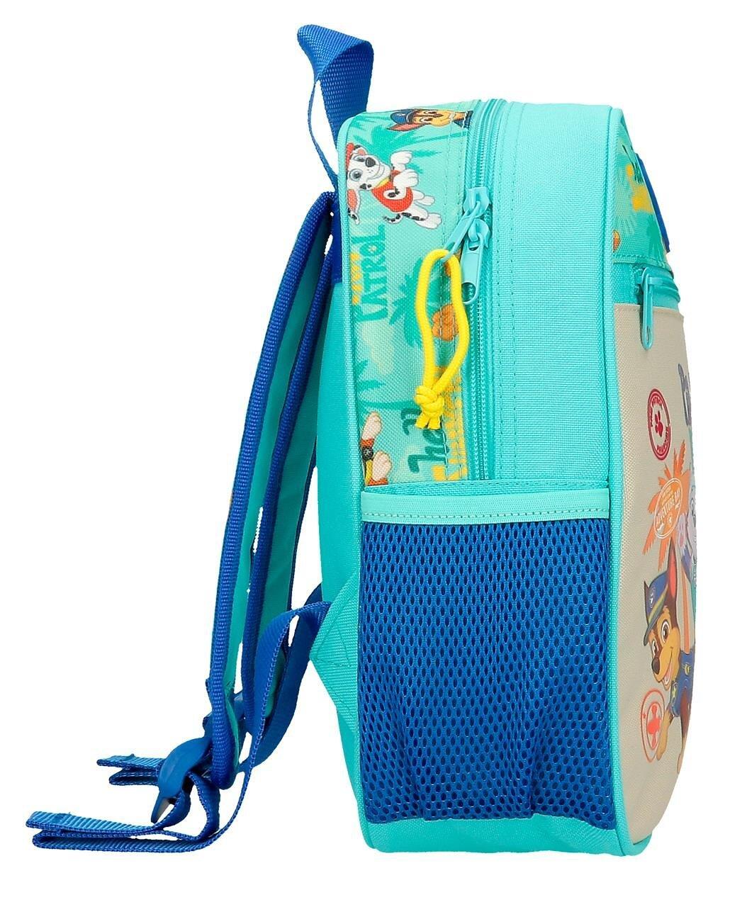 Zaino scolastico ragazzo Nickelodeon Paw Patrol Pawsome Vibes 28cm turchese 4/4