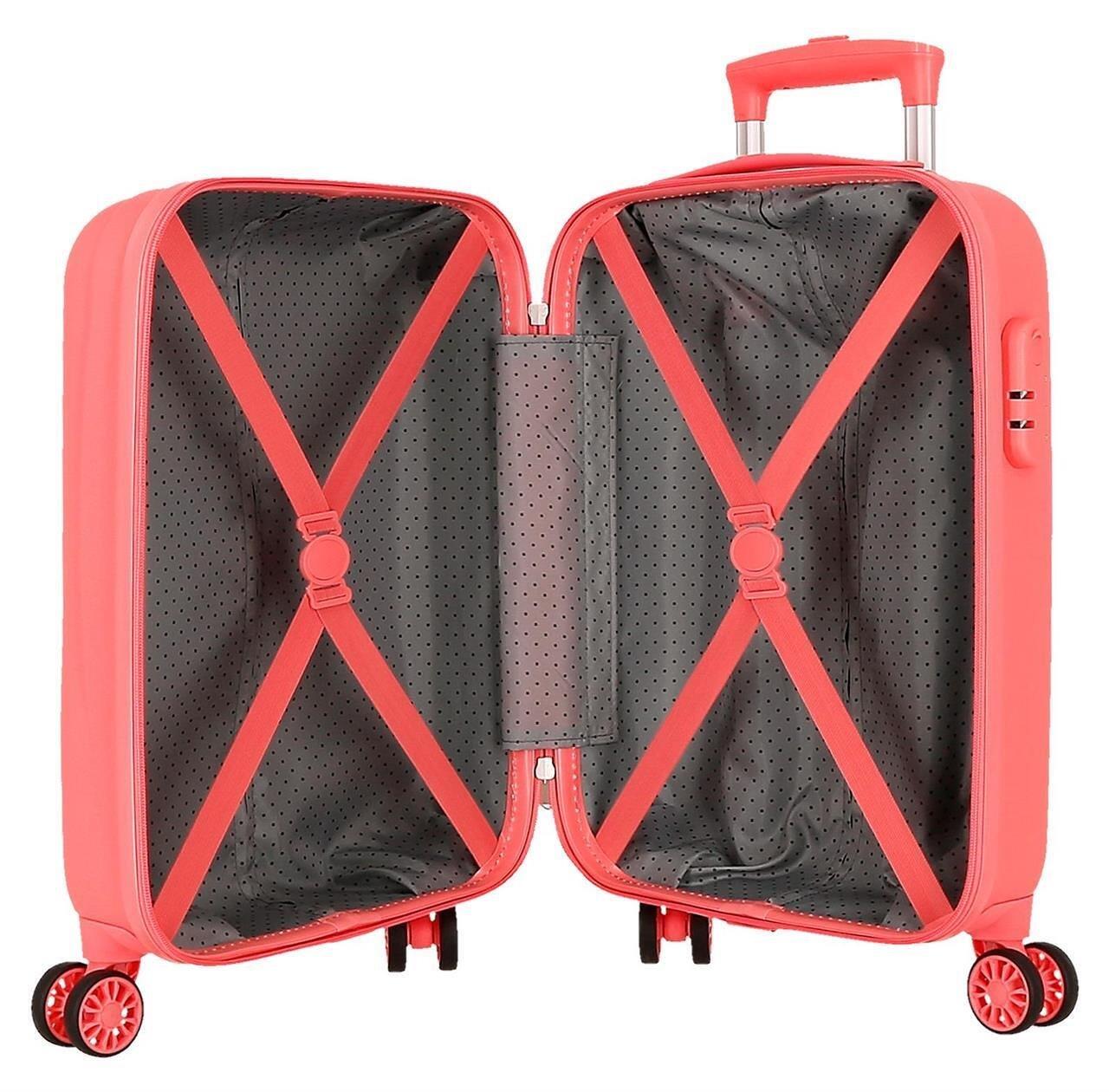 Maleta de cabina ABS rígida niña Disney Minnie lovin life 28,4L coral 4/4