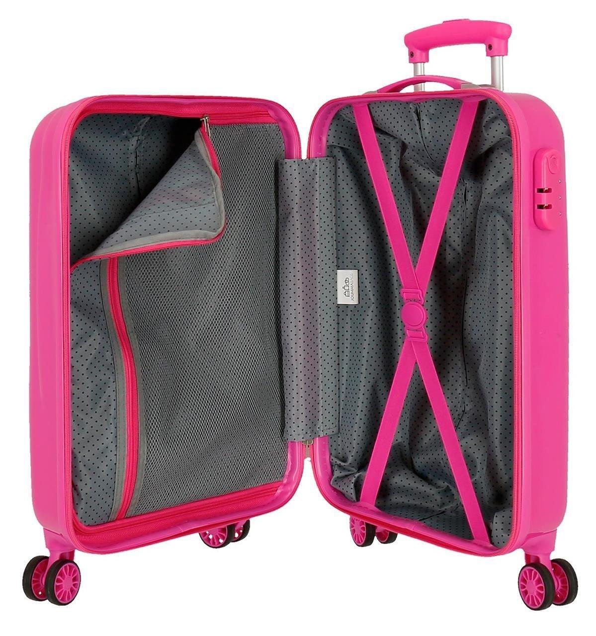 Maleta de cabine ABS rigide fille Disney Enjoy Minnie 32L fuchsia 4/4