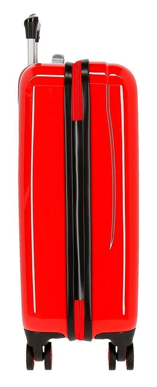 Maleta de cabina Disney Mickey get moving Abs con capacidad de 34L rojo 3/5