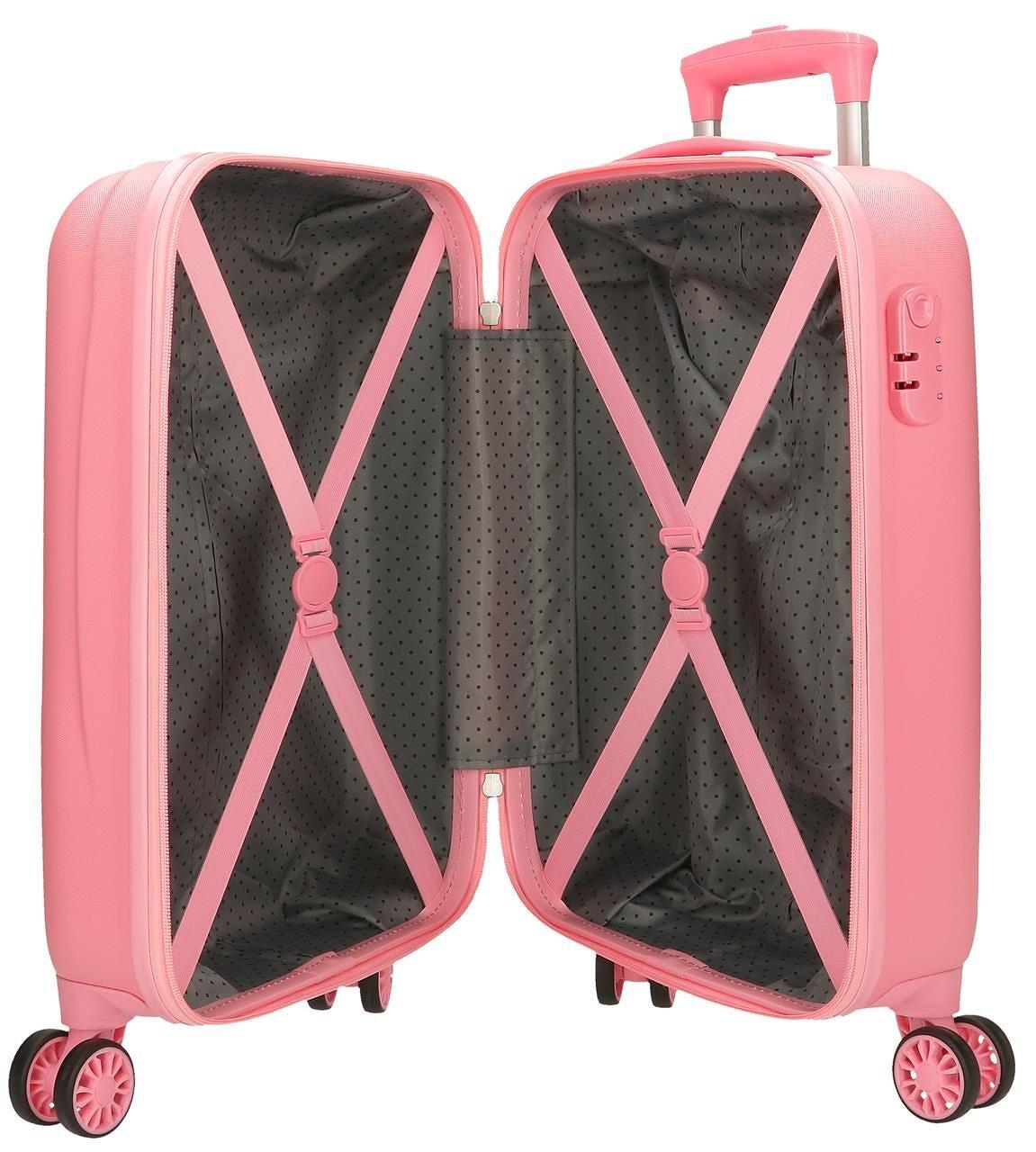 Valigia da cabina Sanrio Kuromi fortune telling ABS con capacità di 33L rosa 4/5