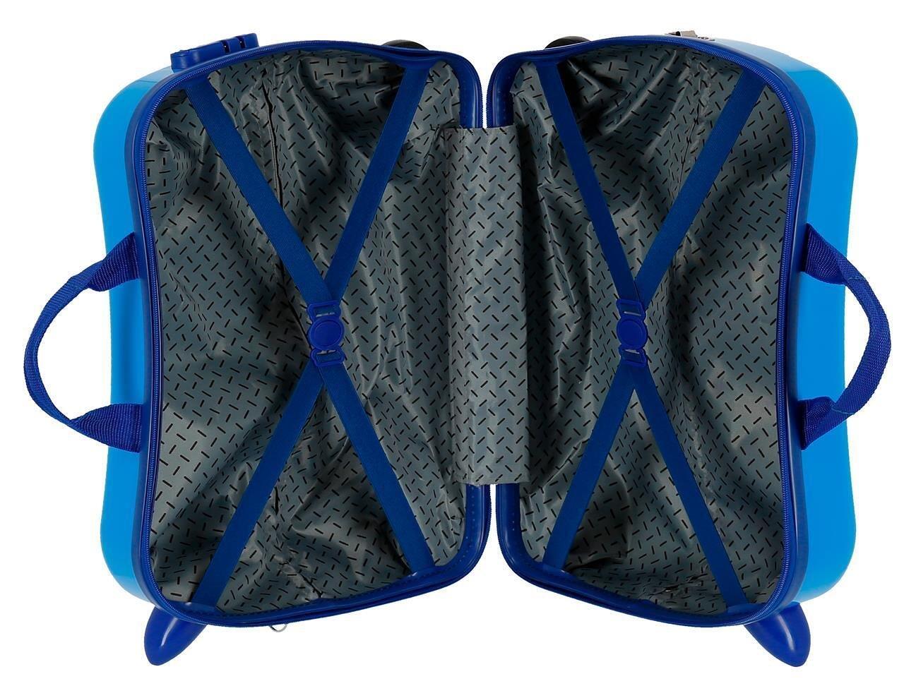 Mala Infantil Disney Mickey always original Abs com capacidade de 38L azul 3/5