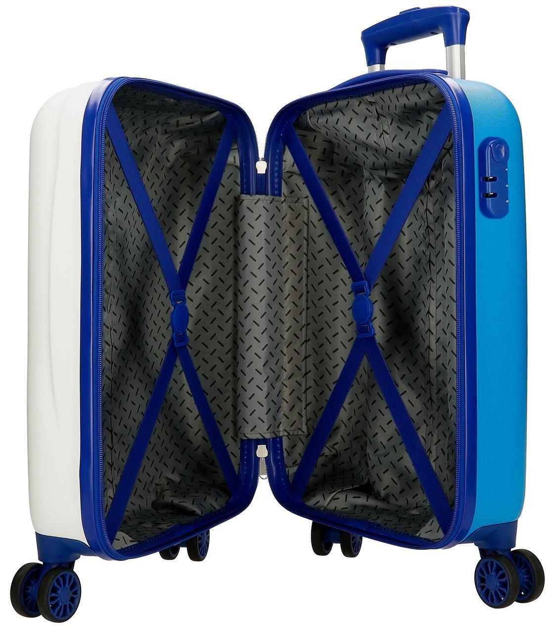 Maleta de cabina Marvel Iron friends ABS con capacidad de 33L blanco 4/5