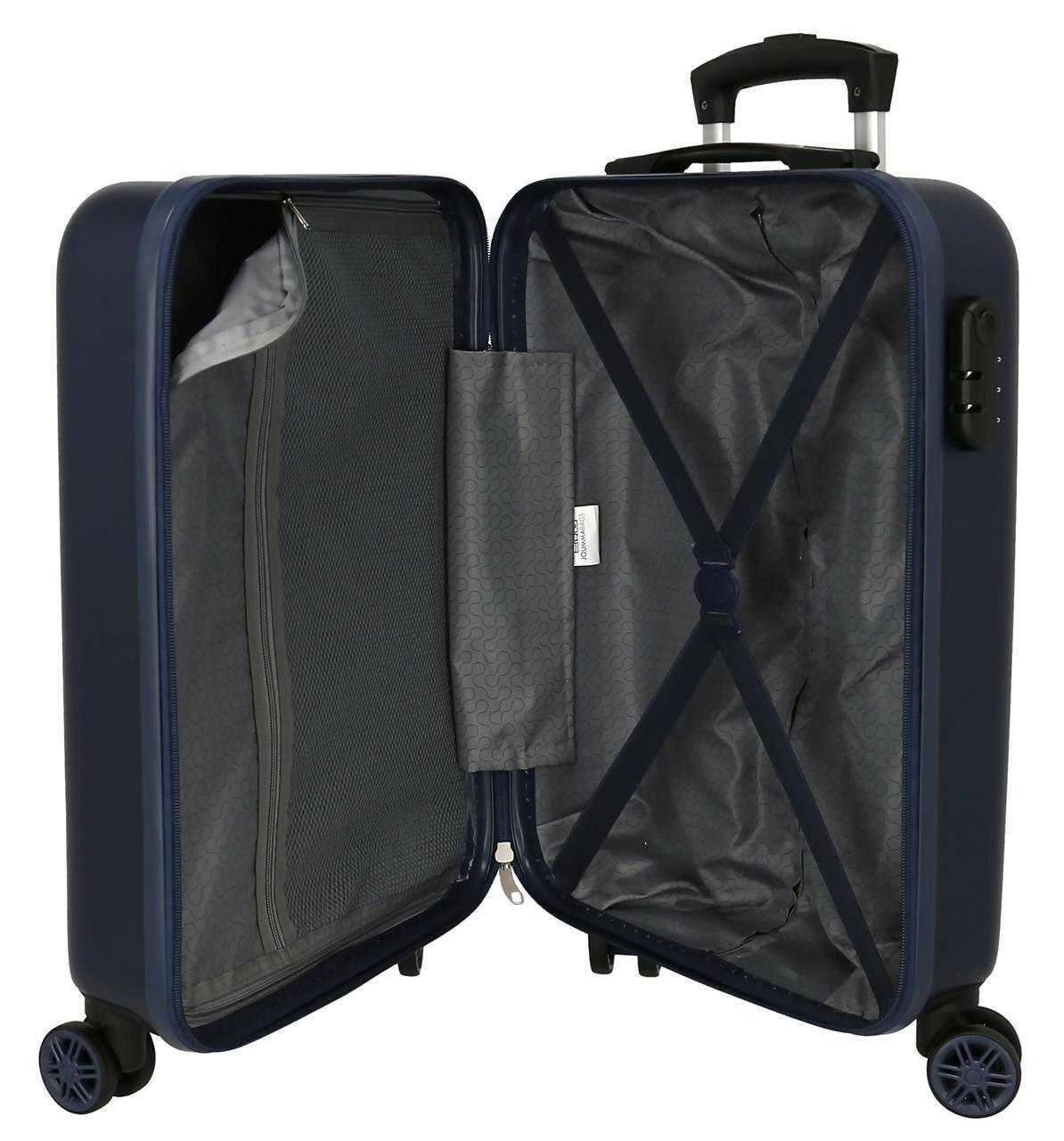 Maleta de cabina Disney Have a good day mickey Abs con capacidad de 35L marino 4/5