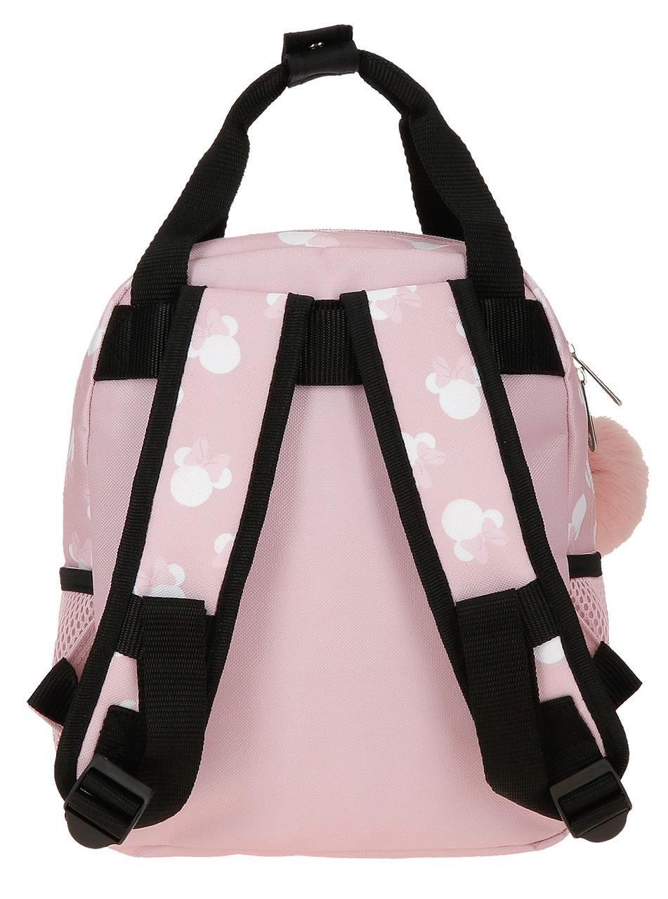 Sac à dos scolaire adaptable fille Disney Minnie Heads 28cm nude 2/4