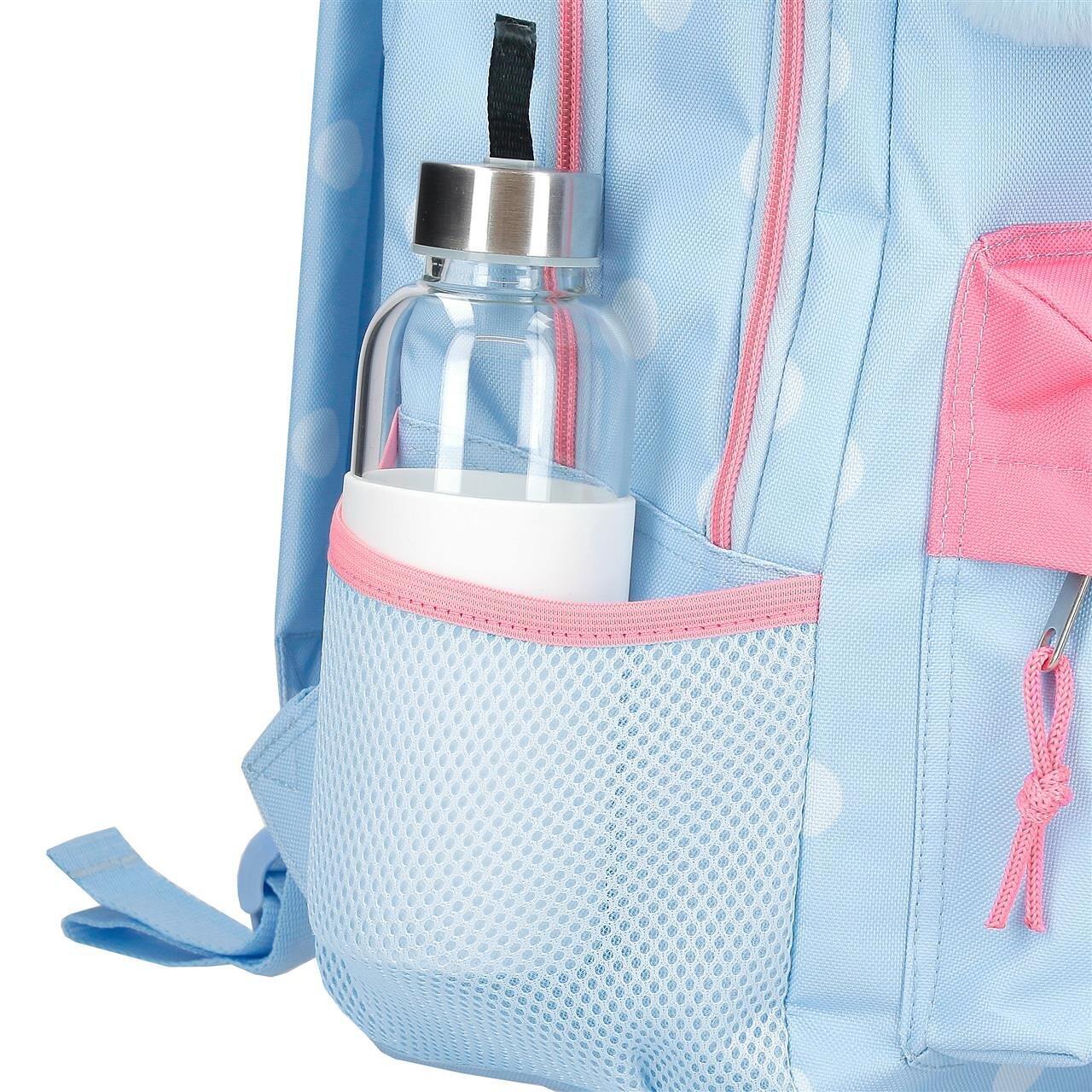 Mochila escolar adaptable Disney Mickey vibes dos compartimentos 44cm azul claro 2/4