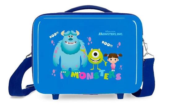 Beauty case Abs Disney Family pixar con capacità di 9L azzurro chiaro