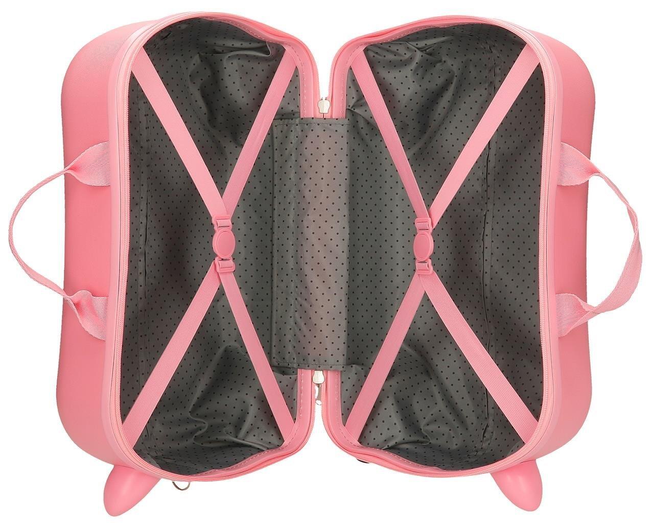 Maleta infantil 2 ruedas multidireccionales Hello kitty Hearts & dots 24,6L rosa 4/5