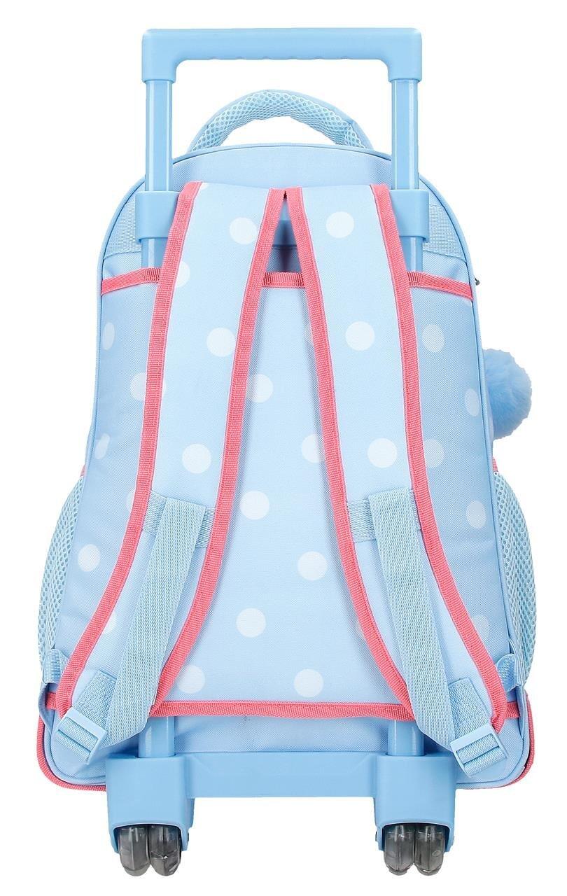 Mochila con ruedas niña Disney Mickey vibes 44cm azul claro 2/4