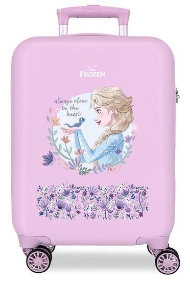 Maleta de cabina ABS rígida niña Disney Close to the heart frozen 33L lila