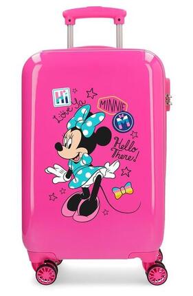 Valise cabine Disney Enjoy minnie Abs avec une capacité de 34L bleu clair