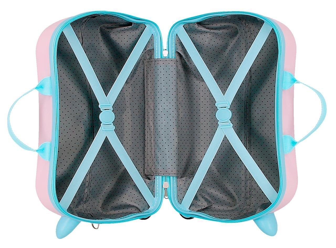 Maleta infantil 2 ruedas multidireccionales niña Disney Heart stitch 27,9L rosa 4/4