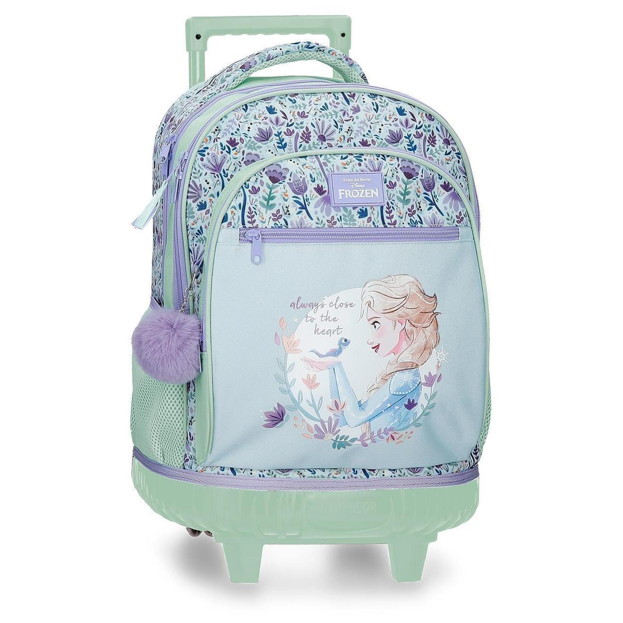 Disney - Sac À Dos À Roulettes Fille Disney Close To The Heart Frozen 45cm Lilas - Sac À Dos - Violet - Kid Unique - Decathlon