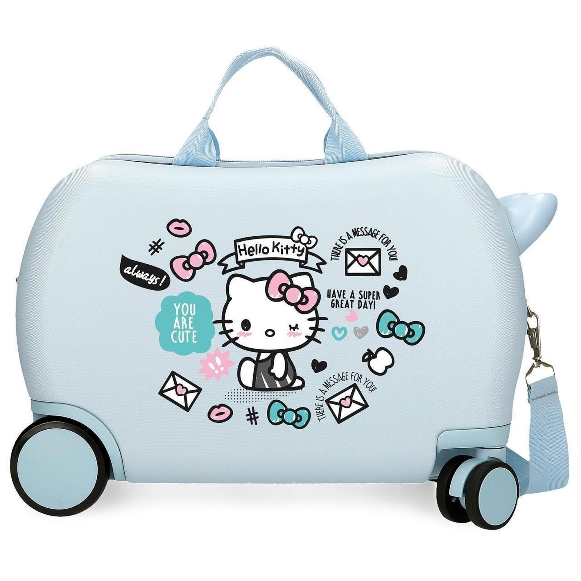 Hello Kitty - Maleta Infantil 2 Roues Multidirectionnelles Hello Kitty You Are Cute 24,6l - Sac À Dos - Bleu - Kid Unique - Decathlon