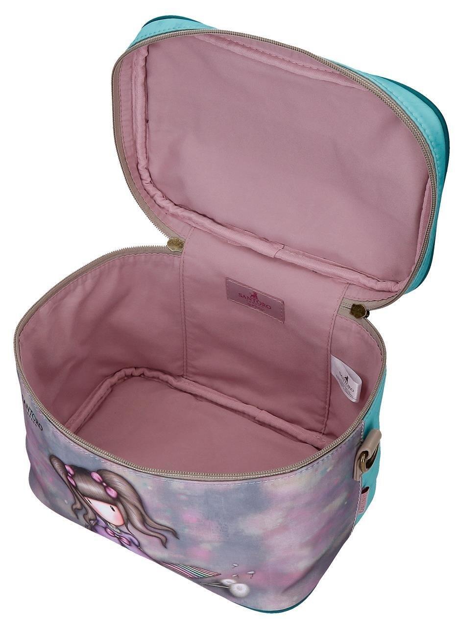 Nécessaire fille Gorjuss A Whispered Key 16cm lilas 3/4