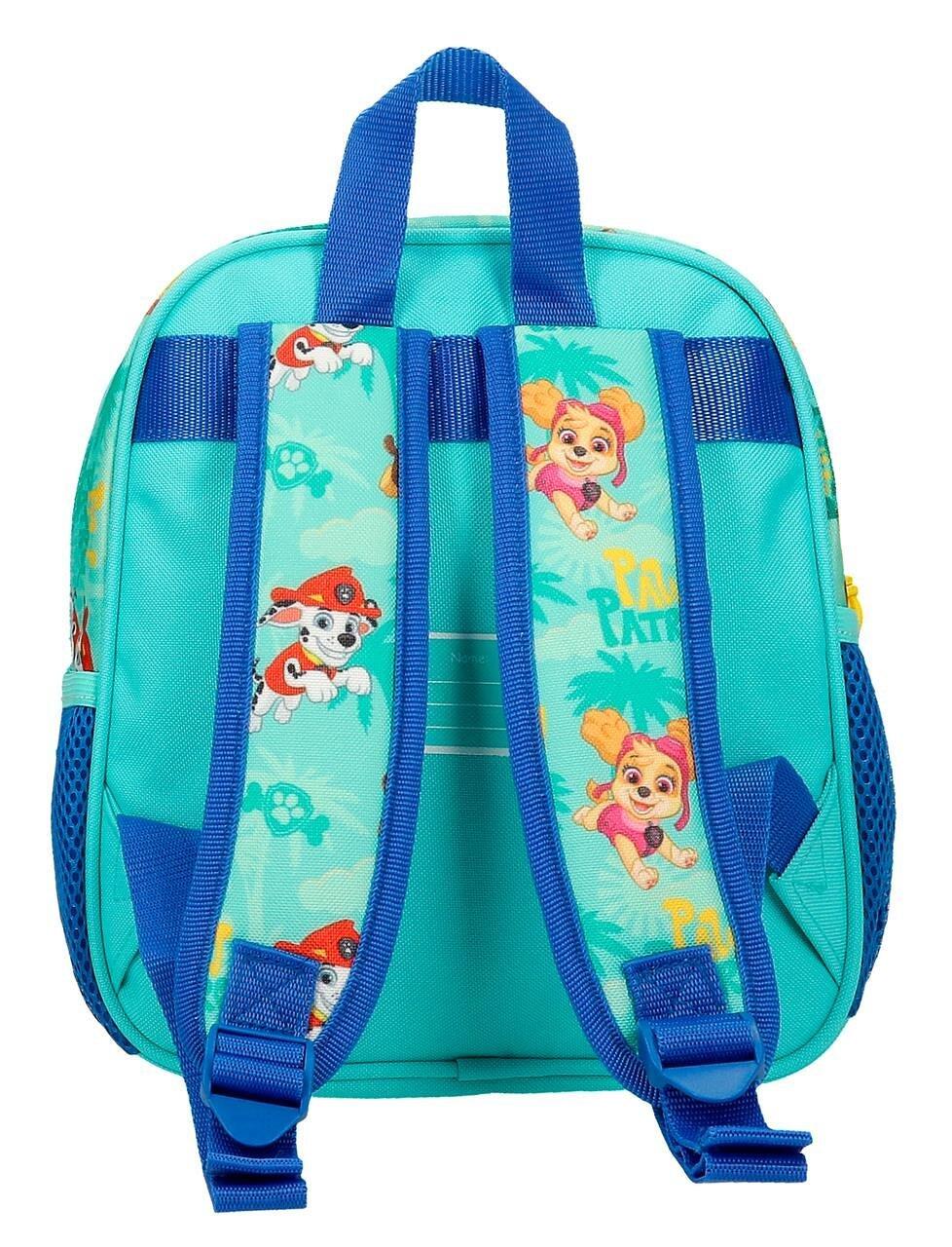 Mochila escolar niño Nickelodeon Paw patrol pawsome vibes 25cm turquesa 2/4