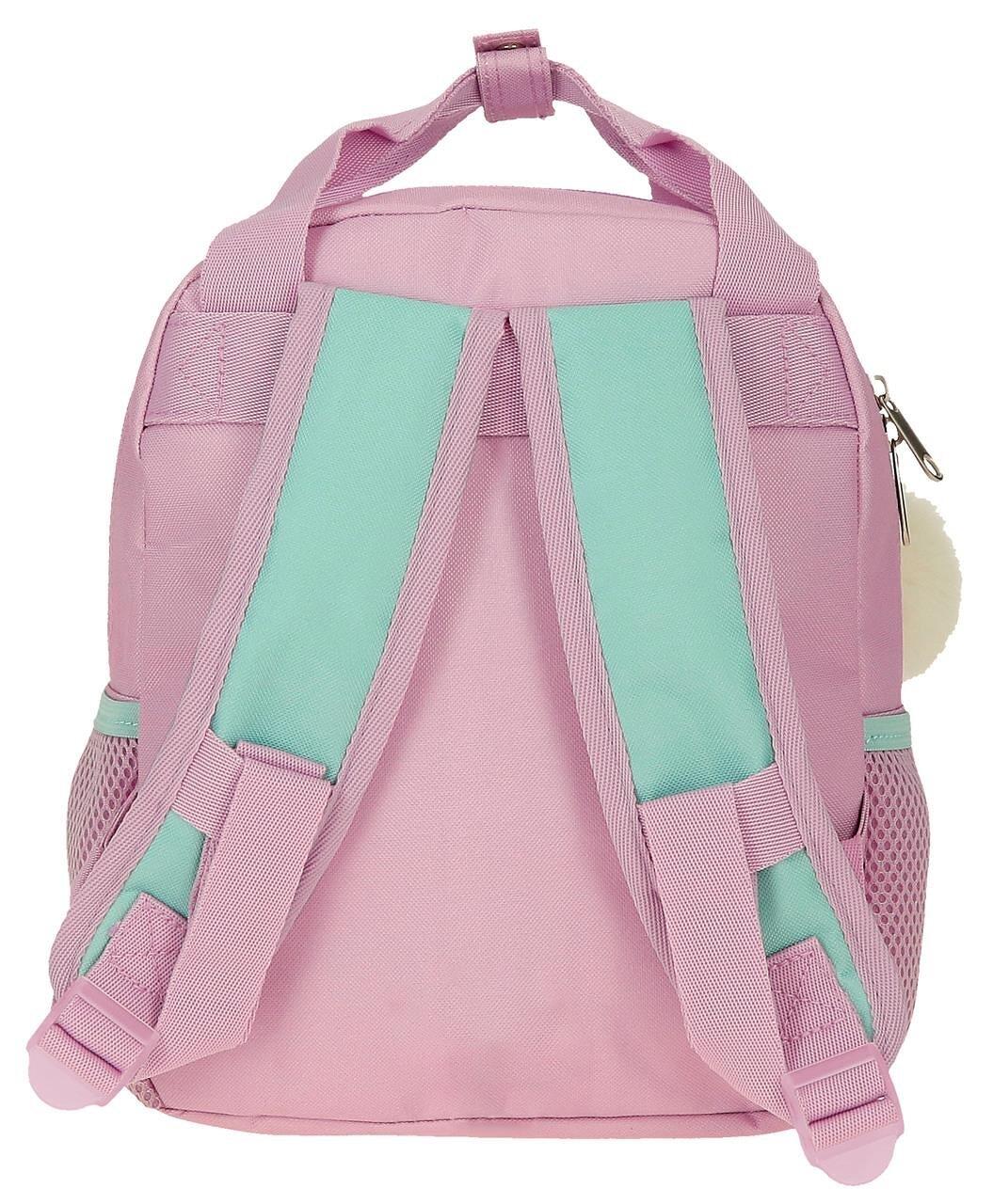 Sac à dos scolaire adaptable fille Disney Just Chill 28cm turquoise 2/4