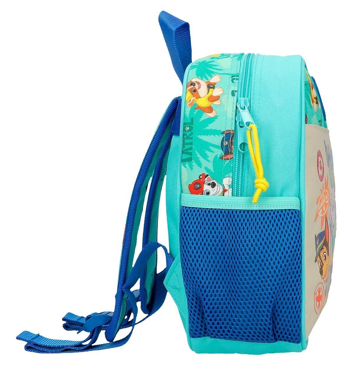 Mochila escolar niño Nickelodeon Paw patrol pawsome vibes 25cm turquesa 4/4