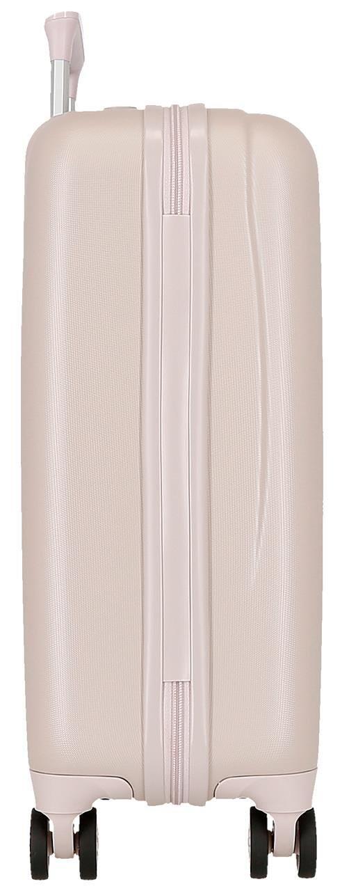 Maleta de cabina ABS rígida niña Disney Cuddle me happy 41,8L beige 3/4
