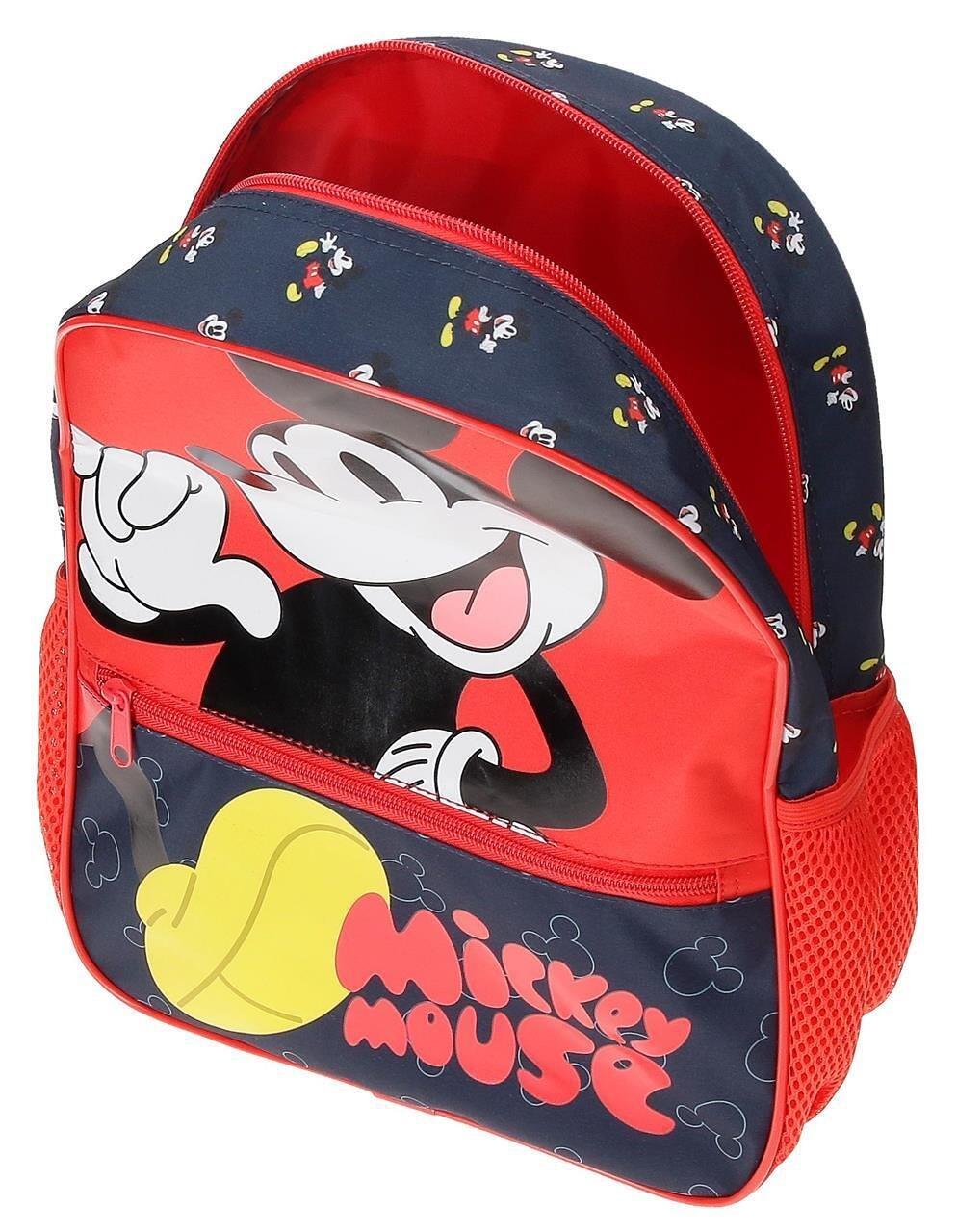 Sac à dos scolaire adaptable garçon Disney Mickey Mouse Fashion 33cm rouge 2/2
