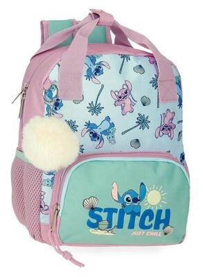 Zaino scolastico adattabile ragazza Disney Just Chill 28cm turchese