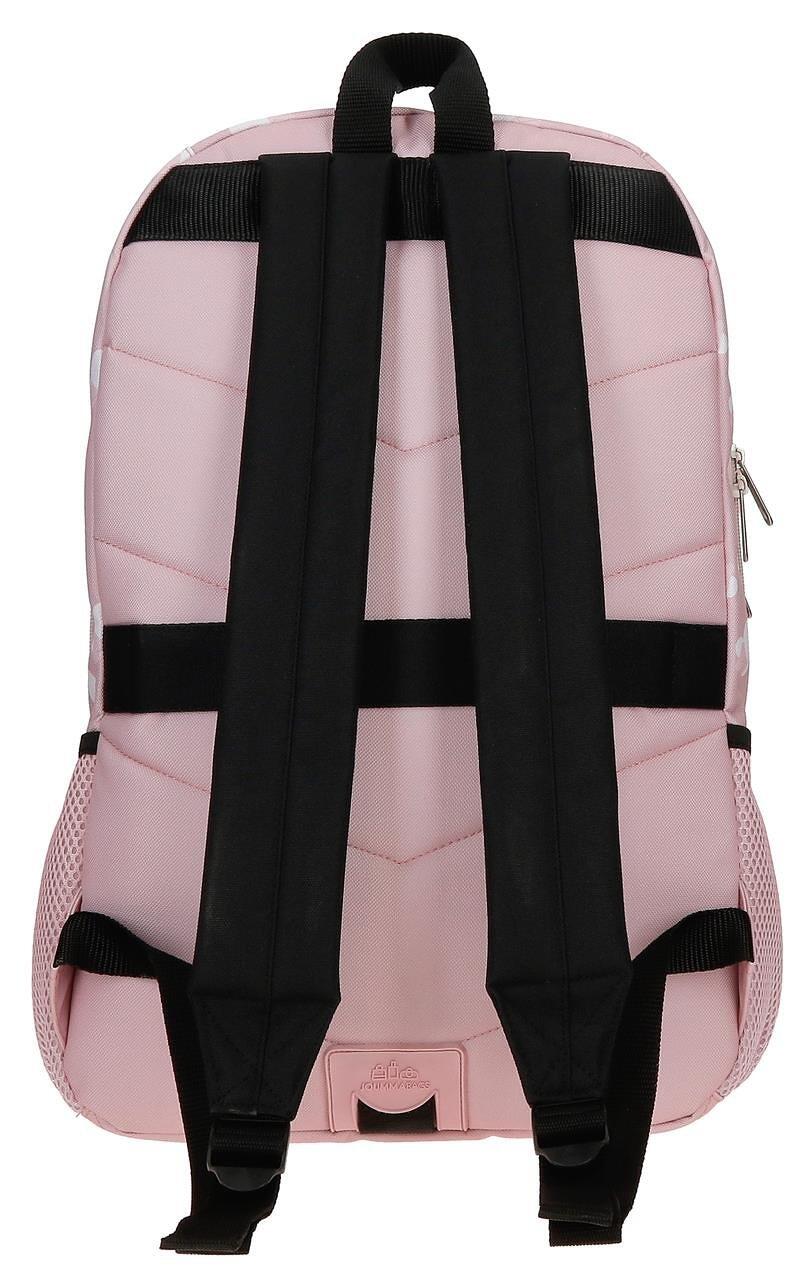 Sac à dos scolaire adaptable fille Disney Minnie Heads 44cm nude 2/4