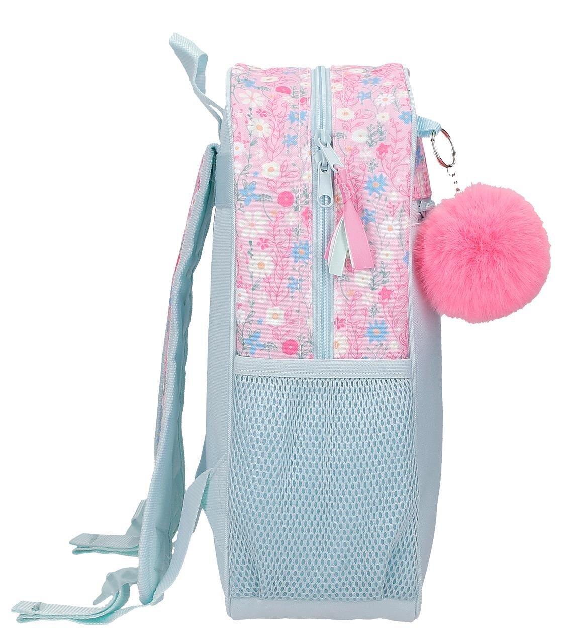 Sac à dos scolaire fille Disney Minnie Happy 33cm bleu clair 4/4