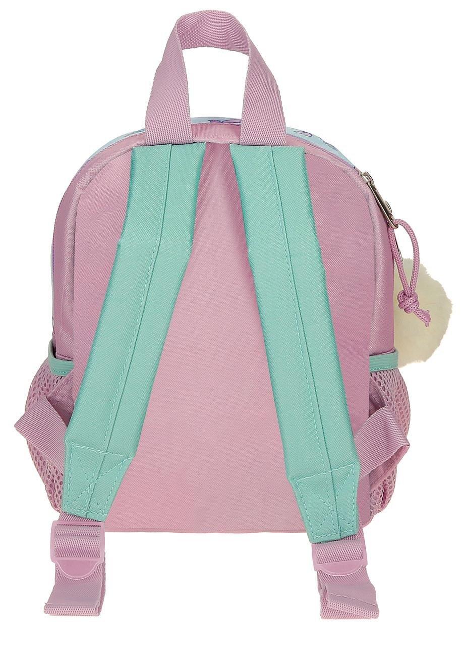 Mochila escolar niña Disney Just chill 24cm turquesa 2/4