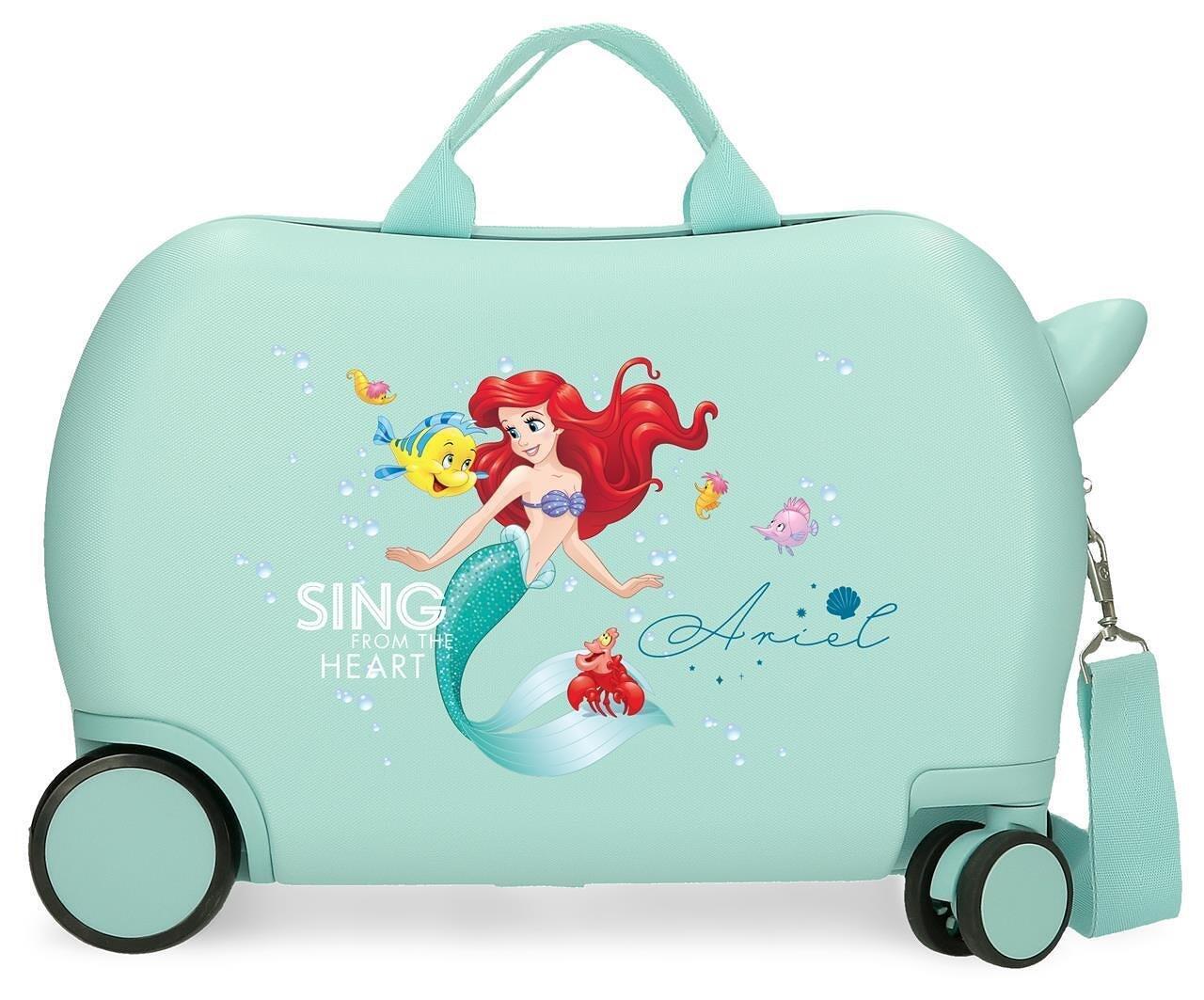 Maleta infantil 2 roues multidirectionnelles Disney Princesses 24,6L 1/4