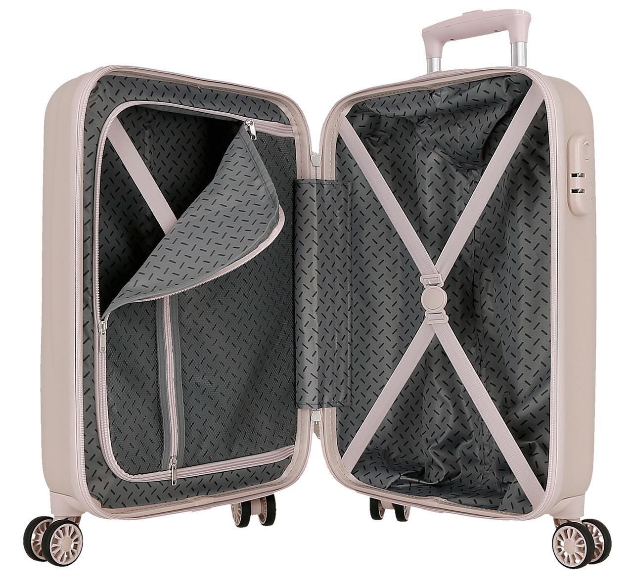 Maleta de cabina ABS rígida niña Disney Cuddle me happy 41,8L beige 4/4