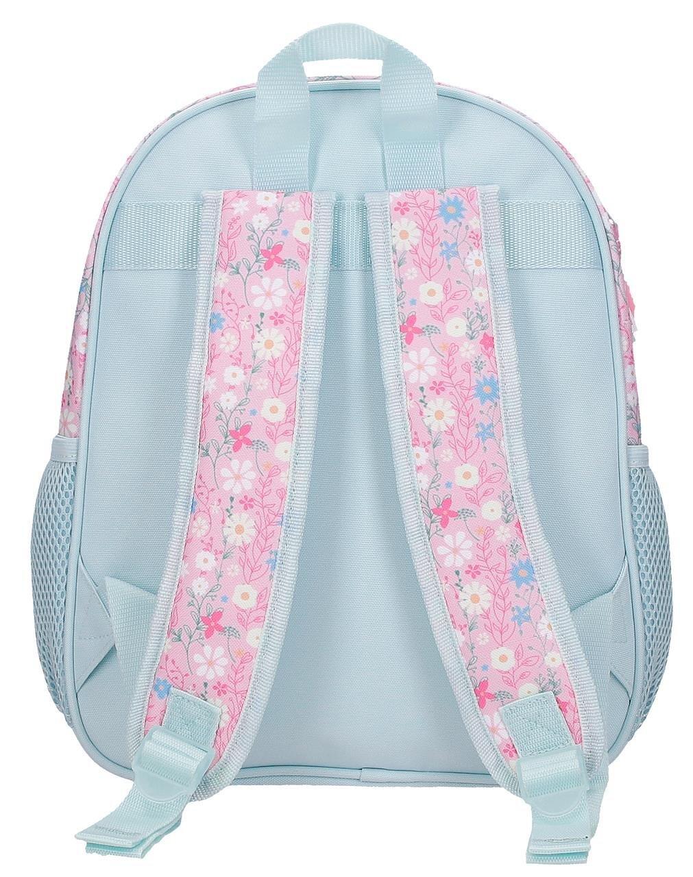 Sac à dos scolaire fille Disney Minnie Happy 33cm bleu clair 2/4