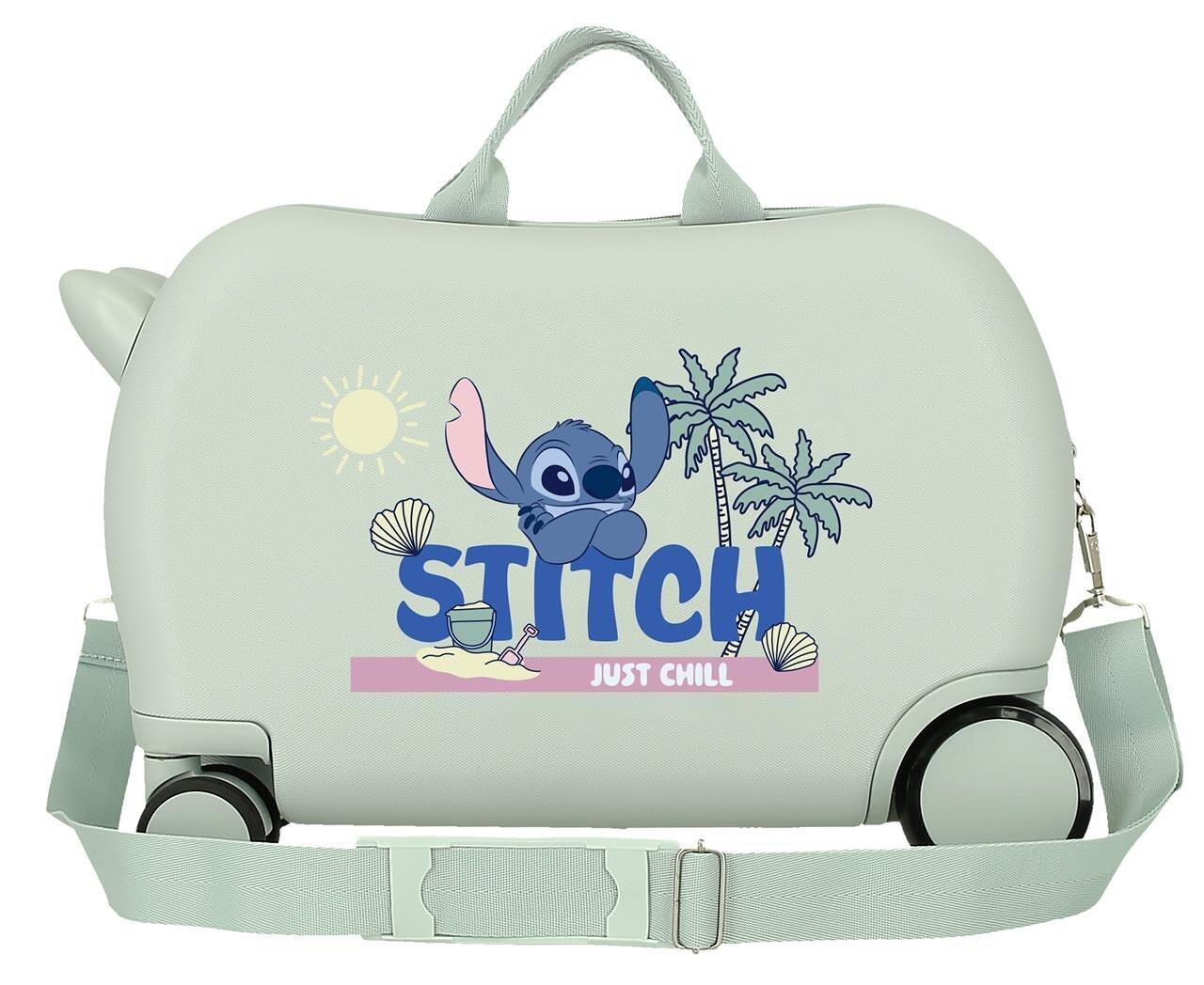 Maleta infantil 2 roues multidirectionnelles Disney Just Chill 27,9L menthe 2/4