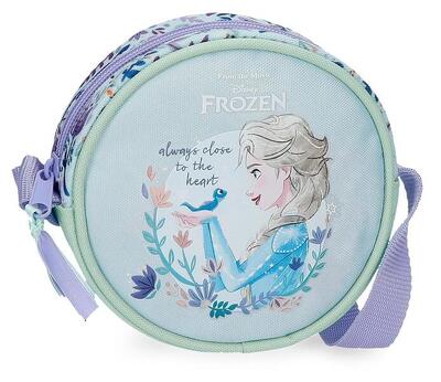 Bandolera redonda niña Disney Close to the heart frozen 14cm lila