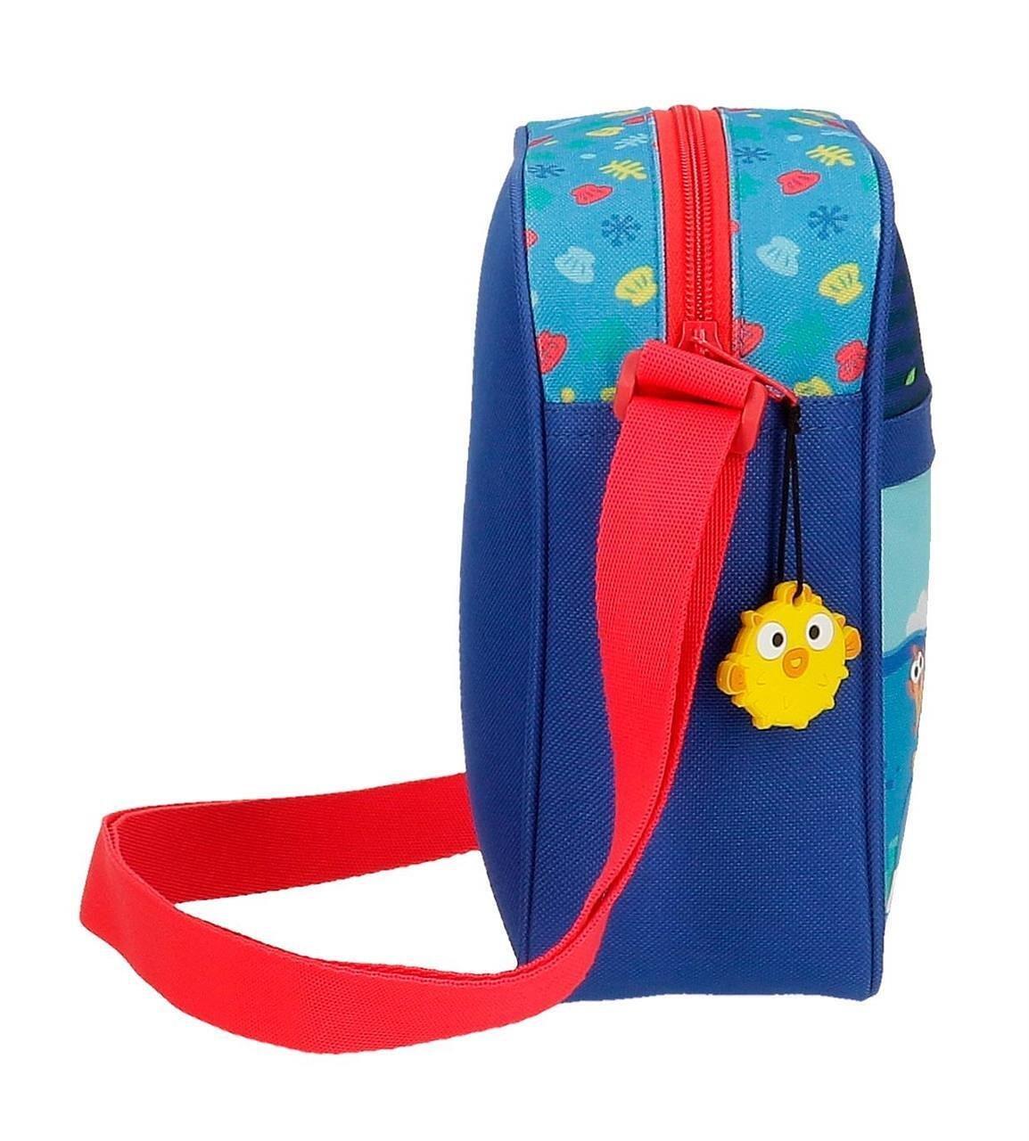 Borsa a tracolla ragazzo Nickelodeon Baby Shark Happy Family 19cm blu 3/3