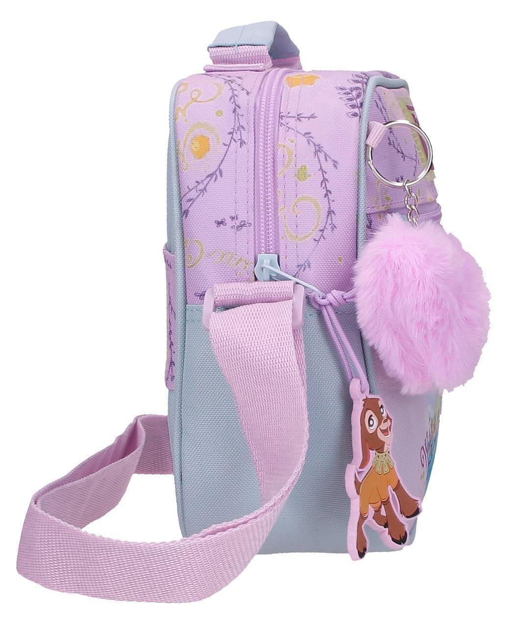 Necessaire menina Disney Wish Watch Us Shine 21cm malva 4/4