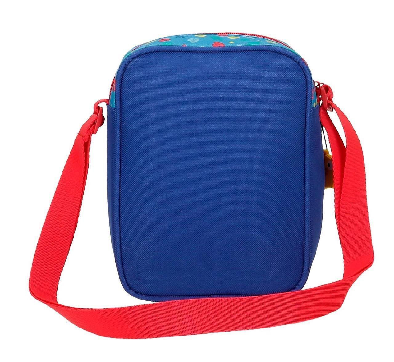 Borsa a tracolla ragazzo Nickelodeon Baby Shark Happy Family 19cm blu 2/3