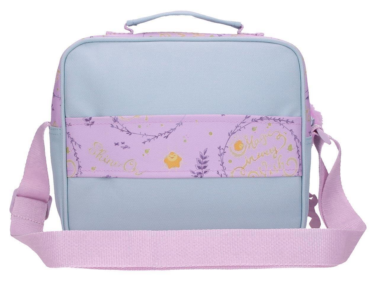 Necessaire menina Disney Wish Watch Us Shine 21cm malva 2/4