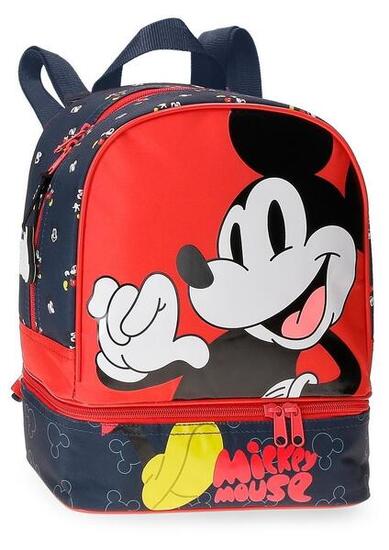 Zaino scolastico ragazzo Disney Mickey Mouse Fashion 28cm rosso