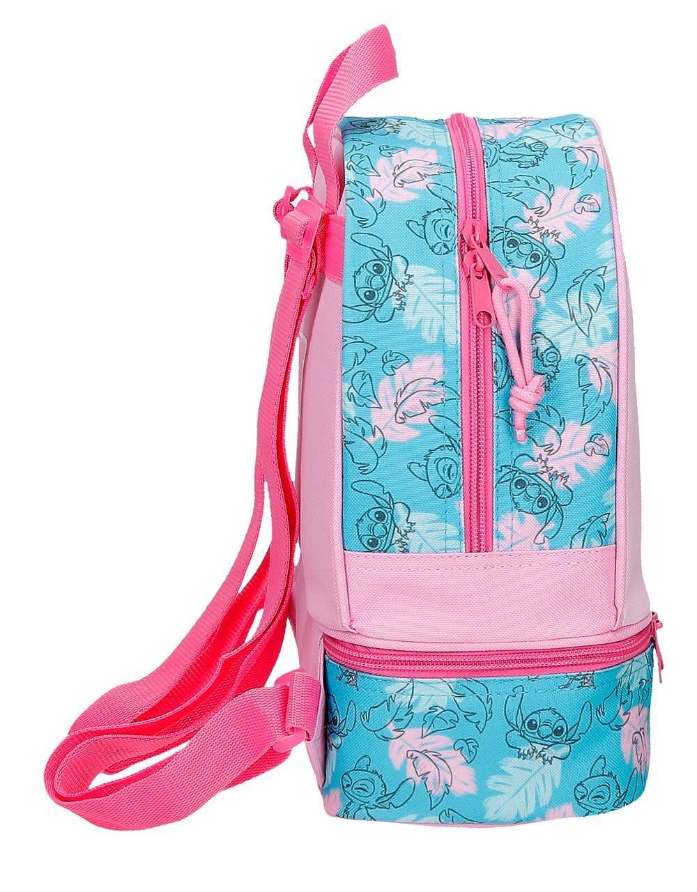Sac à dos pour goûter fille Disney Heart Stitch 28cm rose clair 4/4