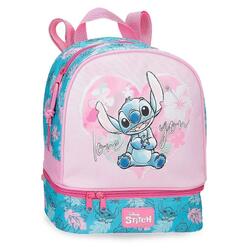 Sac à dos pour goûter fille Disney Heart Stitch 28cm rose clair